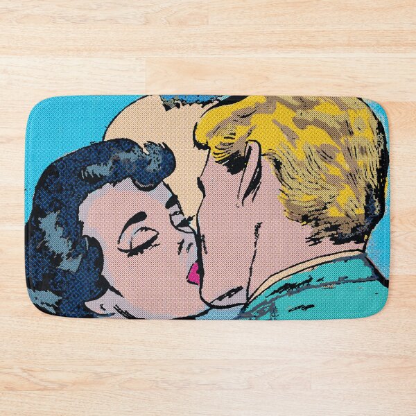 Item preview, Tender kiss | Vintage girl | Old comics| Pop-art aesthetics designed and sold by spinolator.