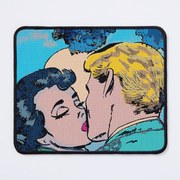 Item preview, Tender kiss | Vintage girl | Old comics| Pop-art aesthetics designed and sold by spinolator.