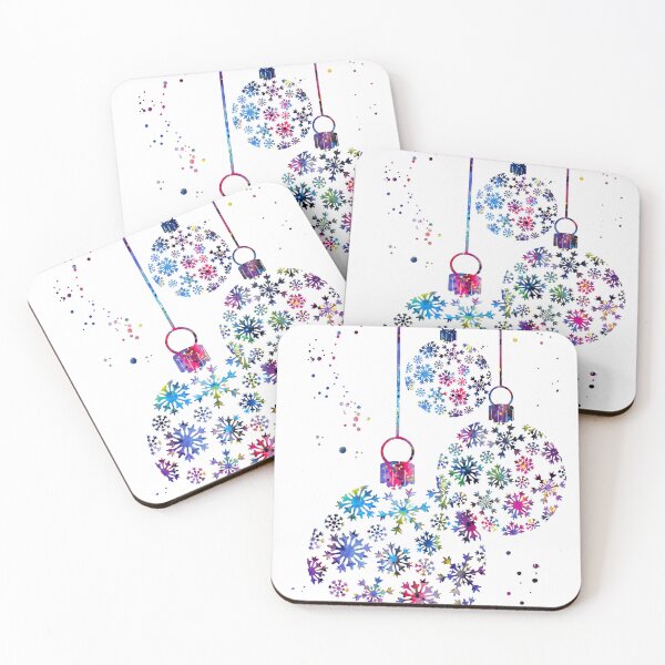 Item preview, Christmas Snow Pattern Ornaments designed and sold by EvasDreams.