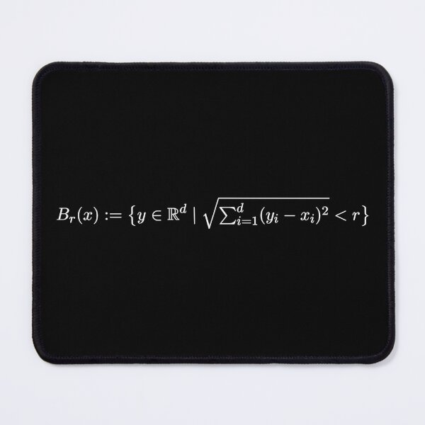 Item preview, definition of open ball, topology and math designed and sold by NoetherSym.