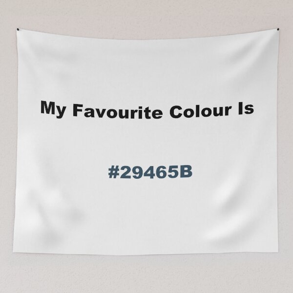 Item preview, My Favourite Colour Is #29465B designed and sold by kiippers.
