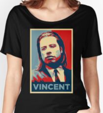 Vincent Pulp Fiction (Obama Effect) Women's Relaxed Fit T-Shirt
