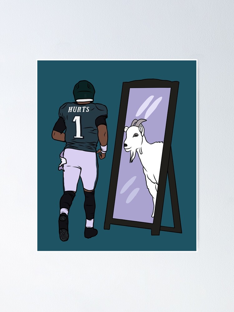 Jalen Hurts Philadelphia Eagles Football Art Illustrated Print Poster Jalen  Hurts Poster Gift for Eagles Fans 