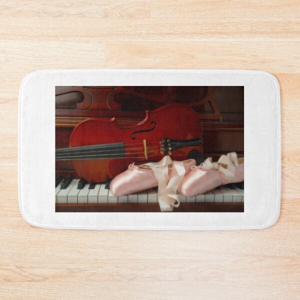 Item preview, Pointe Shoes And Violin On Piano designed and sold by Garry Gay.