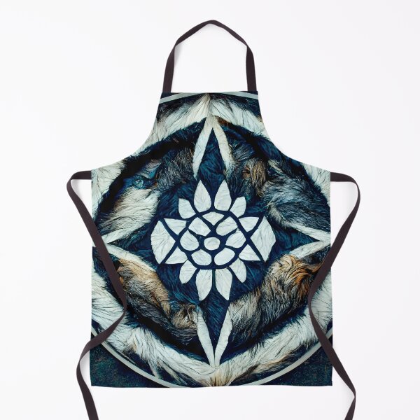 Item preview, The Mandala of the White Wolf - spiritual art spiritual artwork spirituality wellness well-being sacred geometry designed and sold by LvSoulCreations.
