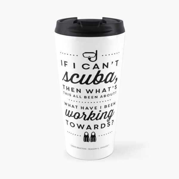 The Office - Creed Bratton If I Can't Scuba Travel Mug