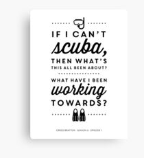 The Office - Creed Bratton If I Can't Scuba Canvas Print