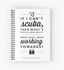The Office - Creed Bratton If I Can't Scuba Spiral Notebook