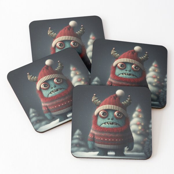 Item preview,  Blue Cute Little Demon in an Ugly Christmas Sweater designed and sold by thisisallahoax.