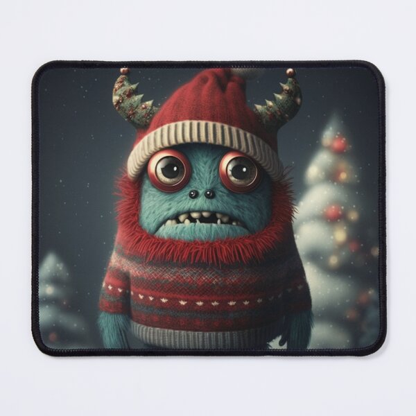 Item preview,  Blue Cute Little Demon in an Ugly Christmas Sweater designed and sold by thisisallahoax.