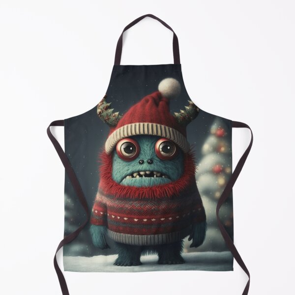 Item preview, Blue Cute Little Demon in an Ugly Christmas Sweater designed and sold by thisisallahoax.