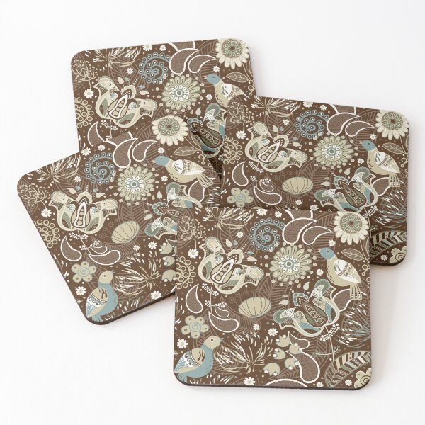 Item preview, Boho Paisley Pattern Garden with Botanicals, Flowers and Birds designed and sold by OutshineAll.