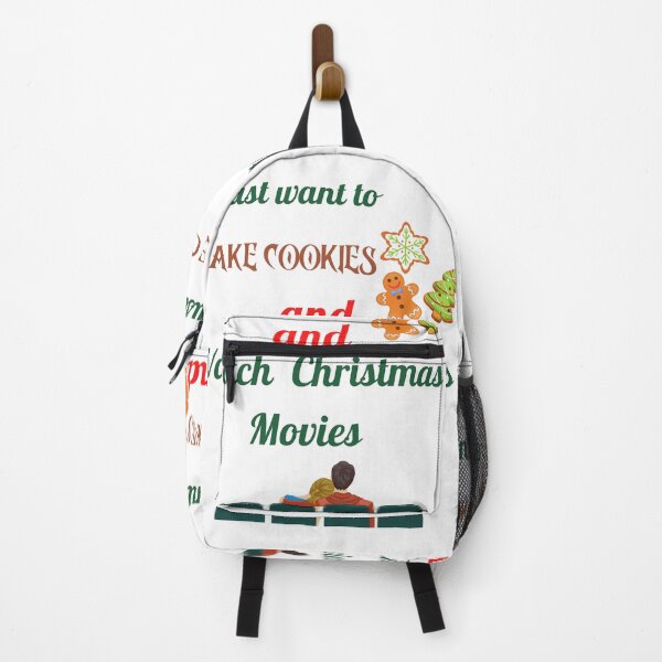 Item preview, I Just Want To Bake Cookies and Watch Christmas Movies-White Background designed and sold by Trendi61.