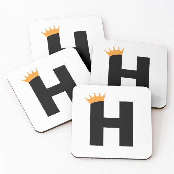 Item preview, Crowned Monogram Letter H designed and sold by Coffee Lifestyle.