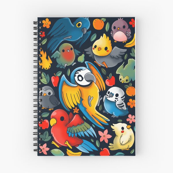 Item preview, parrots designed and sold by VallinArt.