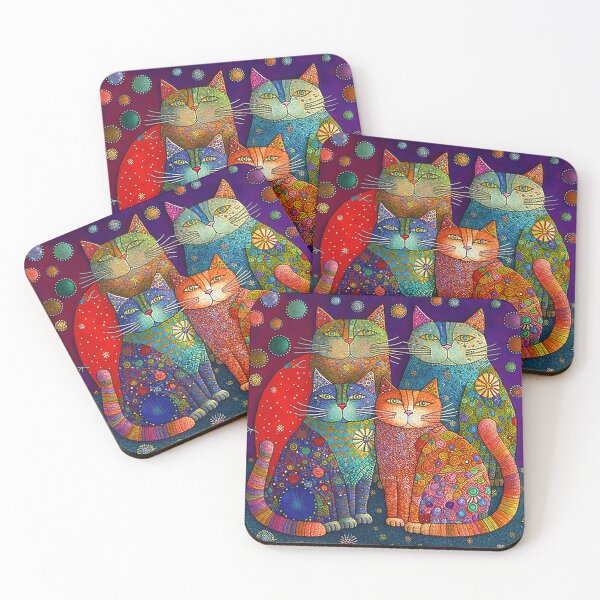 Item preview, Copy of Happy Friendly Colorful Cats designed and sold by Juliascutecornr.