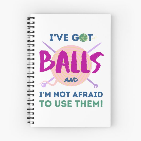 Item preview, Light Funny Knitting Yarn balls Crocheting Craft I've got Balls and not afraid to use them designed and sold by ibeargifts.