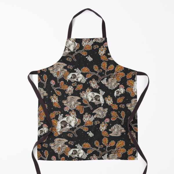 Item preview, Cat Skull Maxilla | Botanical Nature Pattern | Cat Skull Pattern (Black) designed and sold by Karli Mogen.