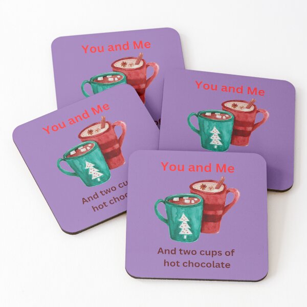 Item preview, two cups of hot chocolate designed and sold by hazelknott.