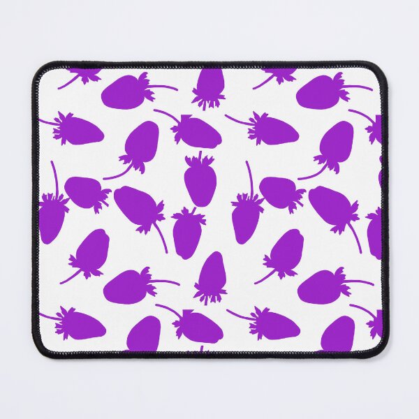 Item preview, cute violet strawberries seamless pattern designed and sold by stavina.