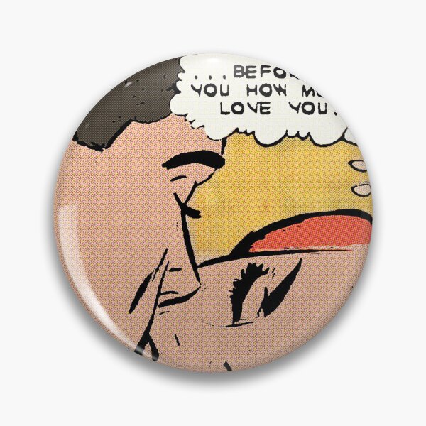 Item preview, Comic couple | Kiss | Retro | Vintage | Lichtenstein Inspired designed and sold by spinolator.