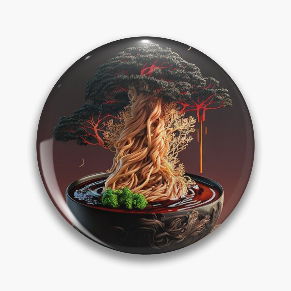 Item preview, The Legendary Bonsai Tree Constructed From the Finest Noodles cooked in the Spiciest of Rame designed and sold by ClonePingui.