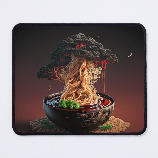 Item preview, The Legendary Bonsai Tree Constructed From the Finest Noodles cooked in the Spiciest of Rame designed and sold by ClonePingui.