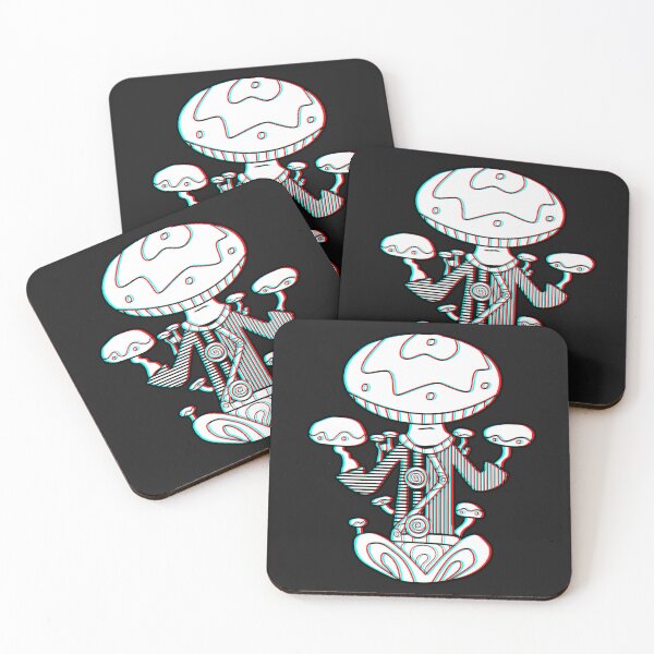 Item preview, 3d Meditating Mushroom Monk - Trippy designed and sold by mikeymadness.