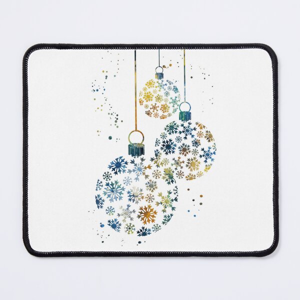 Item preview, Christmas Snow Pattern Ornaments designed and sold by EvasDreams.