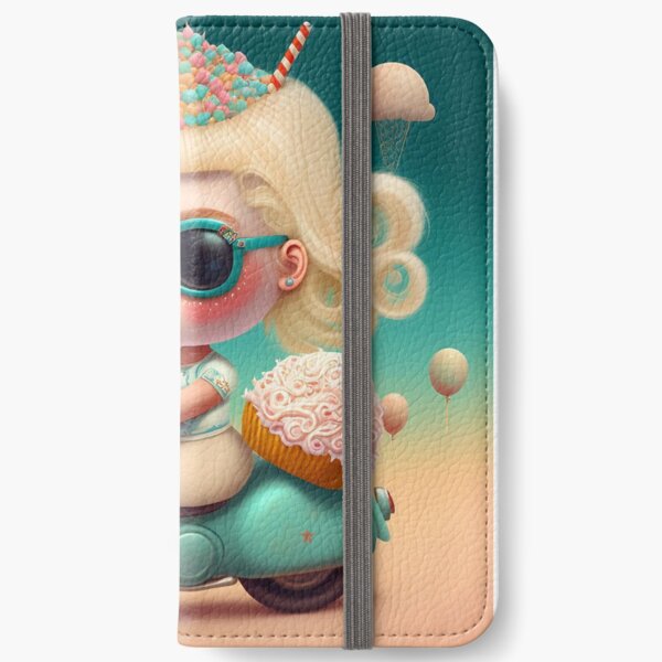 Motorbike Sweet Girl iPhone Wallet