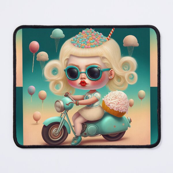 Item preview, Motorbike Sweet Girl designed and sold by AliceMonberCom.