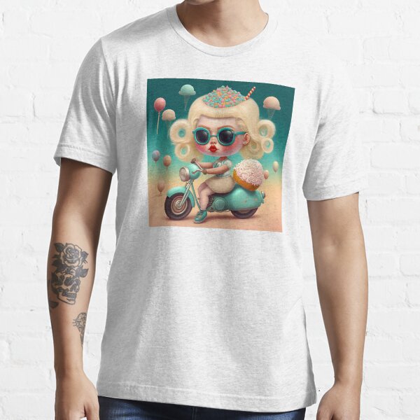 Motorbike Sweet Girl Essential T-Shirt