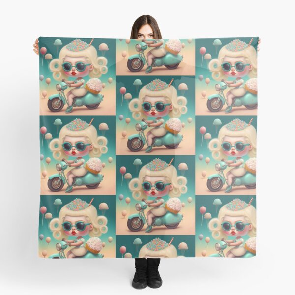 Motorbike Sweet Girl Scarf