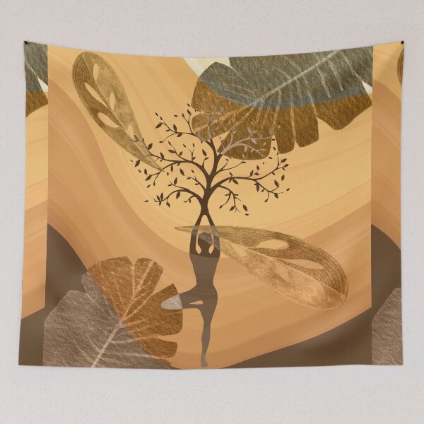 Item preview, Namaste yoga relaxing artwork  designed and sold by TipTopTapo.