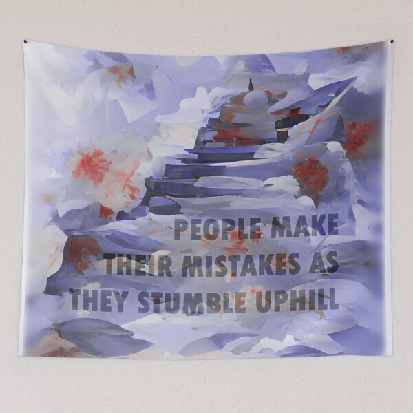 Item preview, Stumbling Uphill Quote by JBP designed and sold by JoanNinjaHen.