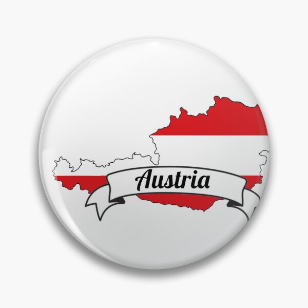 Item preview, Austria Flag Outline designed and sold by Jilliansshop.