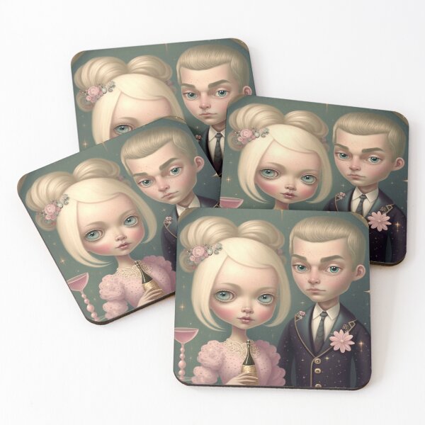 Item preview, Blonde Party Couple designed and sold by AliceMonberCom.
