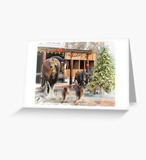 Country Christmas Greeting Card