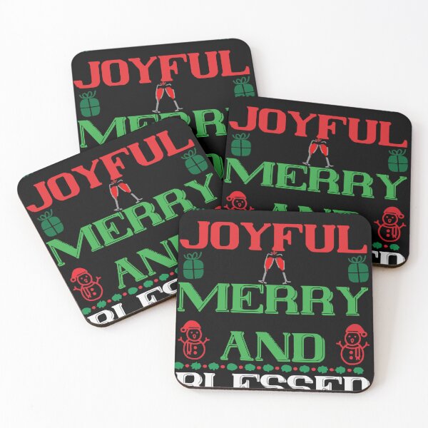Item preview, joyful merry and blessed designed and sold by Usatazon on.