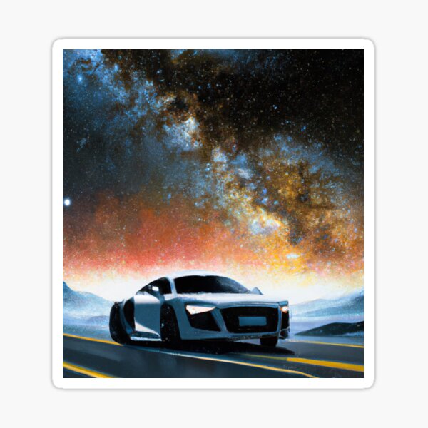 Audi R8 Sticker for Sale by Michael Garber