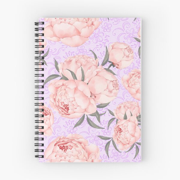 Item preview, Pink Peonies Lace Pattern designed and sold by Stormpaint.