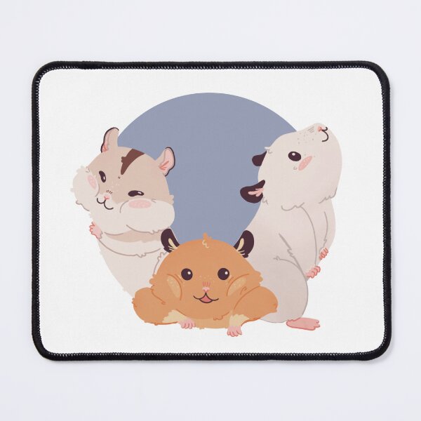 Item preview, Fluffy hamster trio designed and sold by ghules.