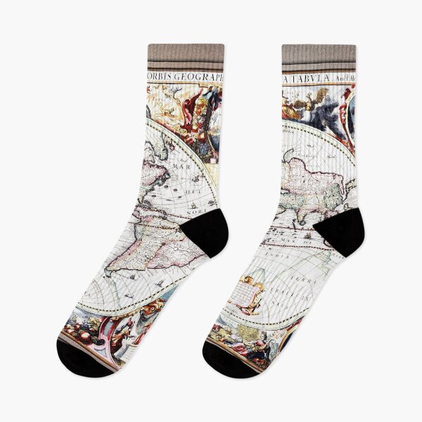 Item preview, Nova Totius Terrarum Orbis by Henricus Hondius II Remastered Xzendor7 Classical Art Old Masters Reproductions designed and sold by Xzendor7 Digital Art Creations.