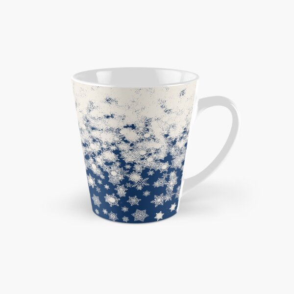 Item preview, Blizzard - Snowy snowflakes on a blue background designed and sold by illustratious.