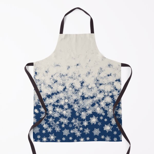 Item preview, Blizzard - Snowy snowflakes on a blue background designed and sold by illustratious.
