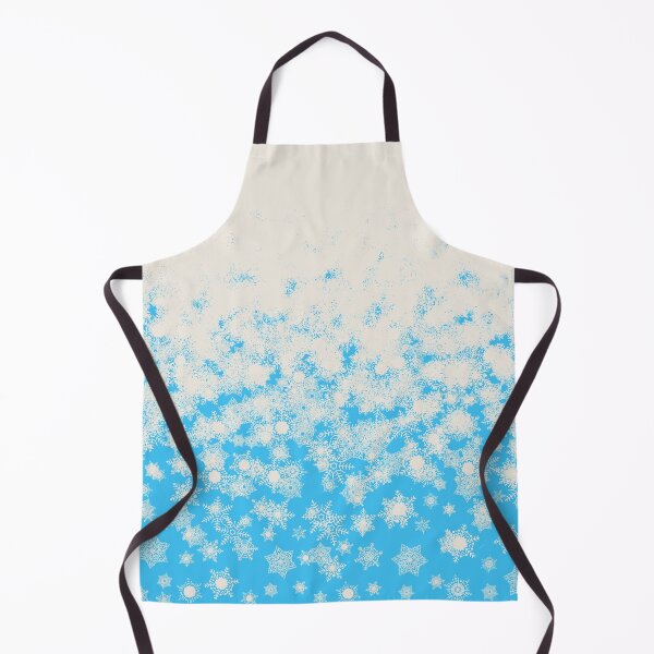 Item preview, Blizzard - Snowy snowflakes on an icy blue background designed and sold by illustratious.