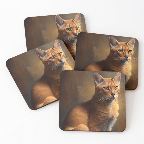 Item preview, Chausie Cat - Oil paint designed and sold by ABArtByAlexST.
