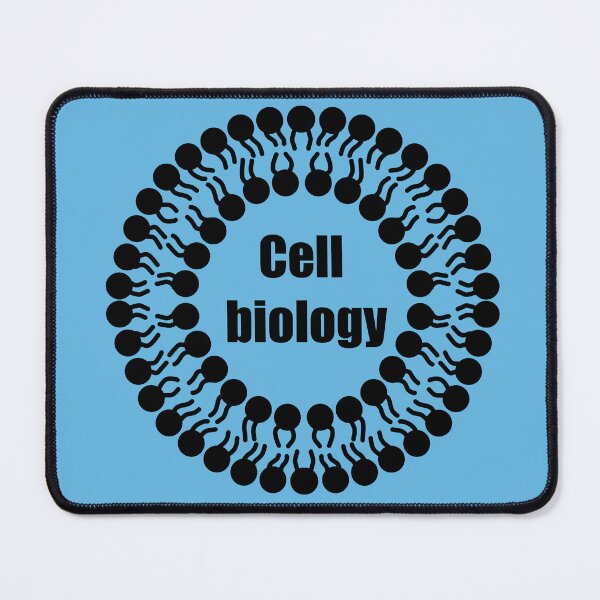 Item preview, Cell biologist, blue background designed and sold by Osher-BioArt.
