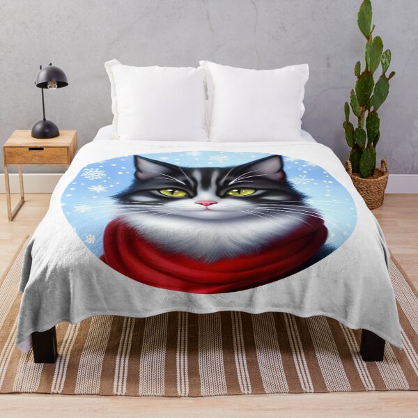 Item preview, Funny Cat Christmas designed and sold by ArtificialCraft.