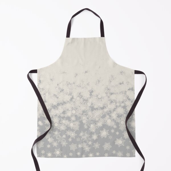 Item preview, Blizzard - Snowy snowflakes on a silver background designed and sold by illustratious.